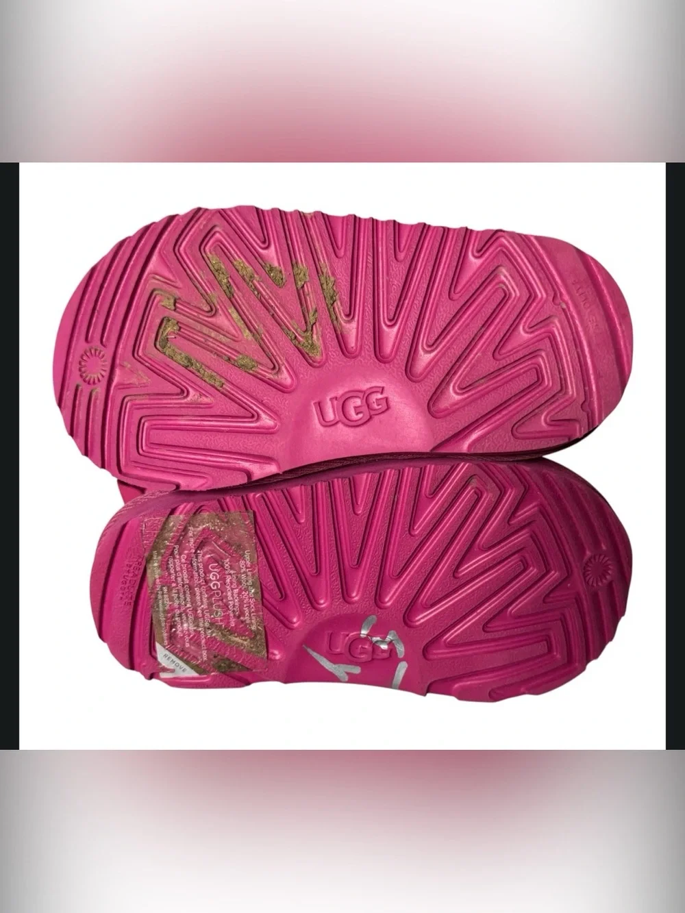 vibrant pink UGG Toddler Neumel EZ-Fit chukka boots SZ 8